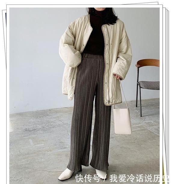 时尚 既轻松又美丽!5种百搭颜色“绗缝”棉服的30个穿搭示例!