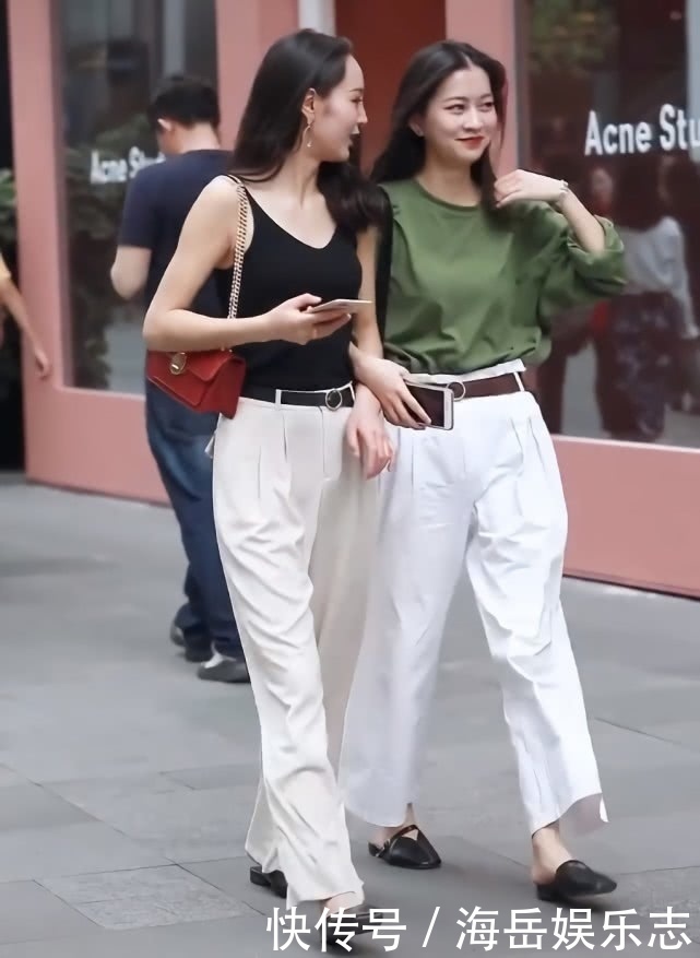 鞋子|最近街头新风靡一款鞋子,叫“冰棍鞋”,配休闲裤超有女神范儿!