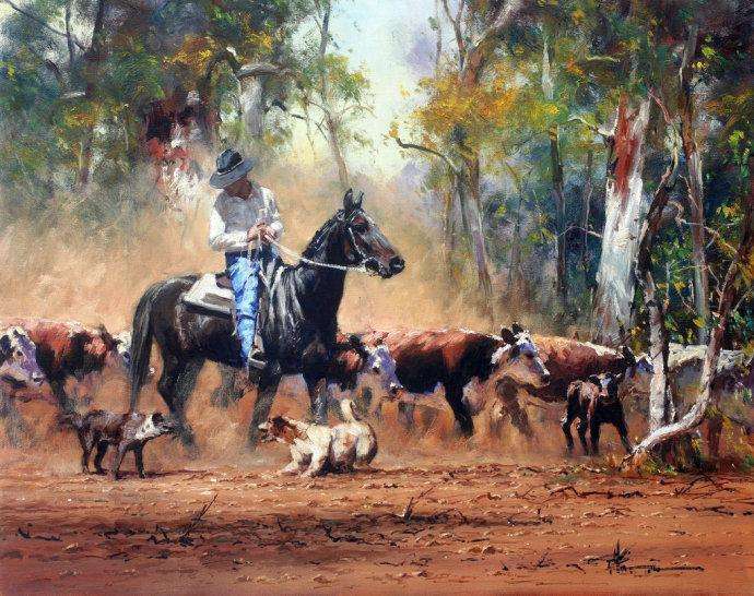 罗伯特#澳大利亚画家罗伯特 黑根(Robert Hagan )作品欣赏