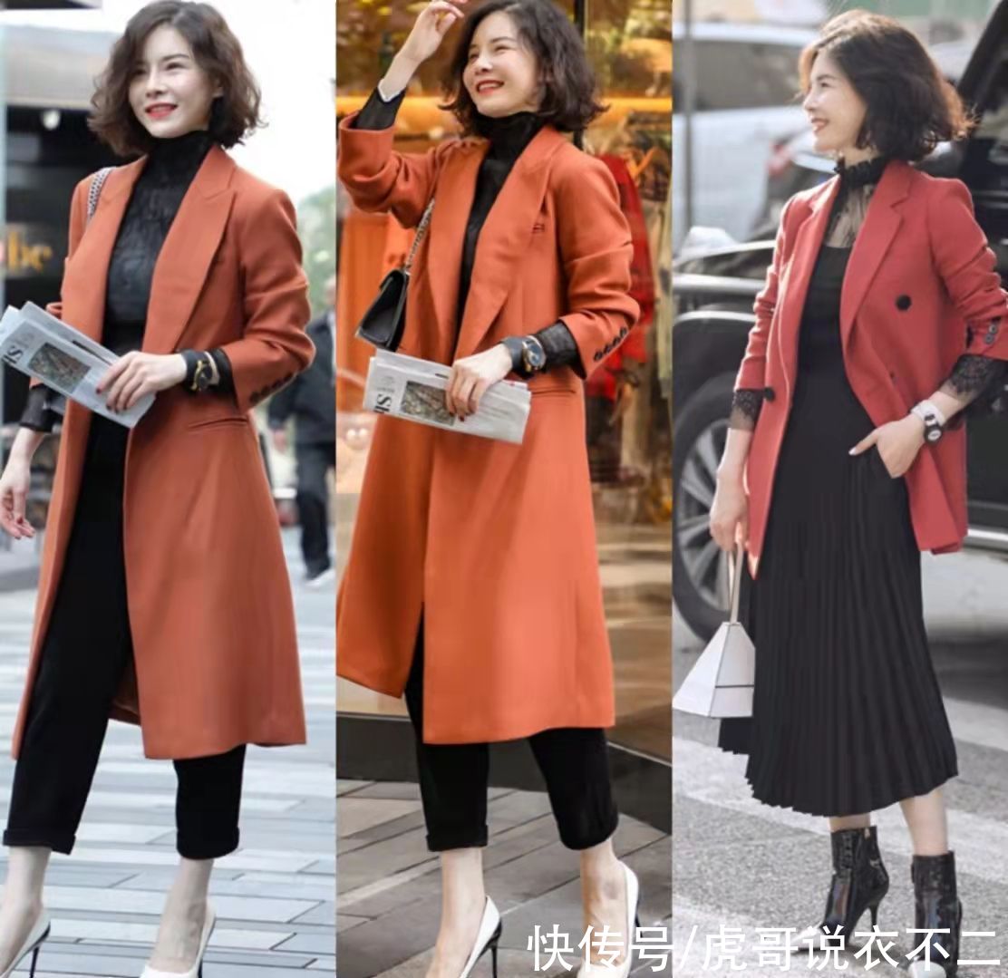时髦|50岁时髦女人已经不穿“一身黑”，秋季试试这4种高级配色，好美