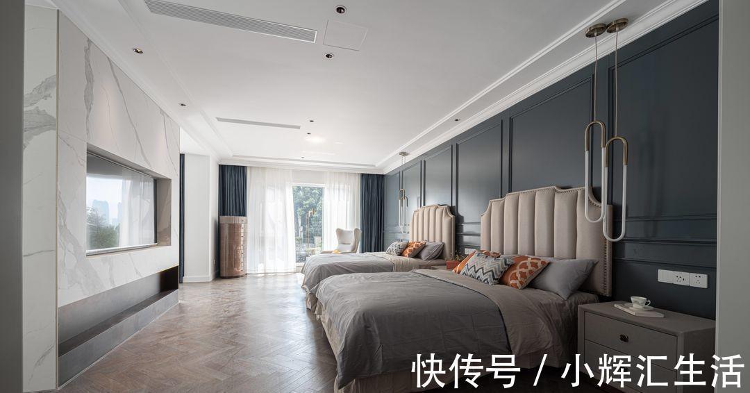 电视背景墙|依山而建依水而流,打造独一无二的别墅空间,让生活也充满了美感