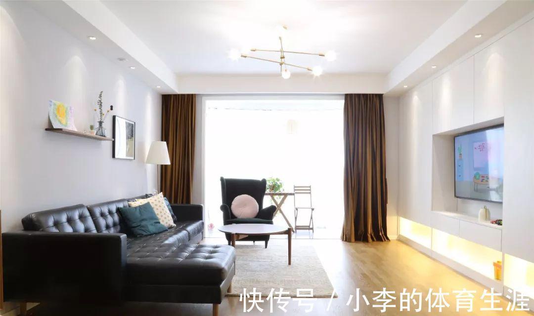 墙面|115平的现代北欧风三居室,轻松而又闲适的小窝
