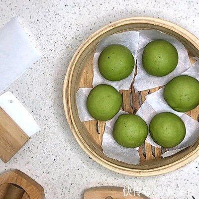 古早味斑斓包子黑芝麻馅「素食」