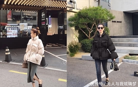 小立领|小个子的女人,穿“羽绒服”显胖?没穿3种,又瘦又高!