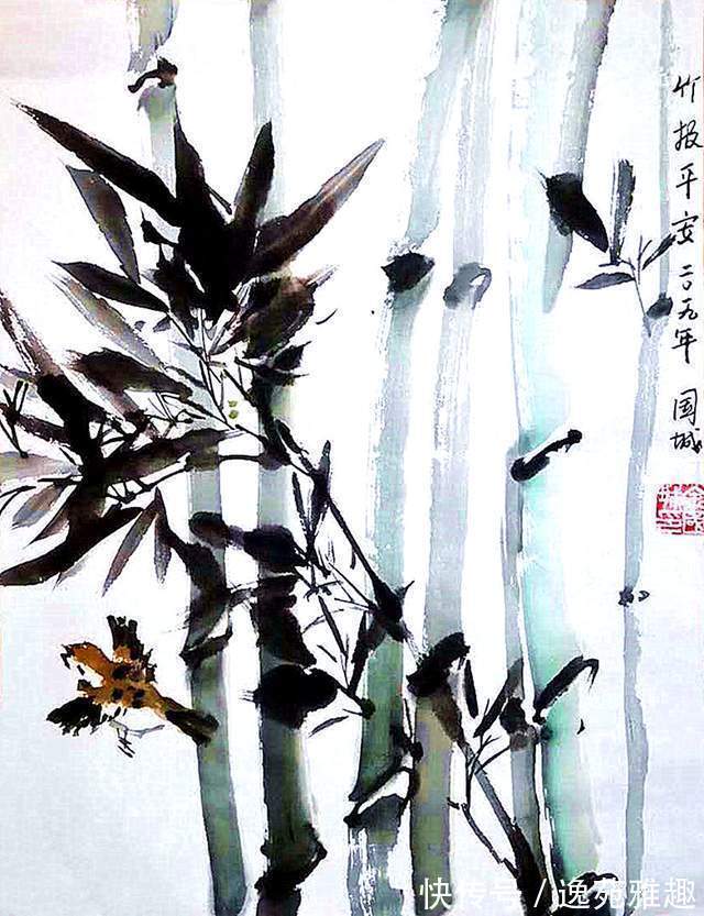 x90@「画作欣赏」岁华绘花又绘鸟,时光爱鸟更爱人,余国城画作欣赏