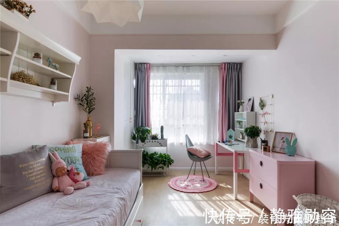 文艺度|103平现代简约公寓,巧用视觉延伸效果,空间大不少