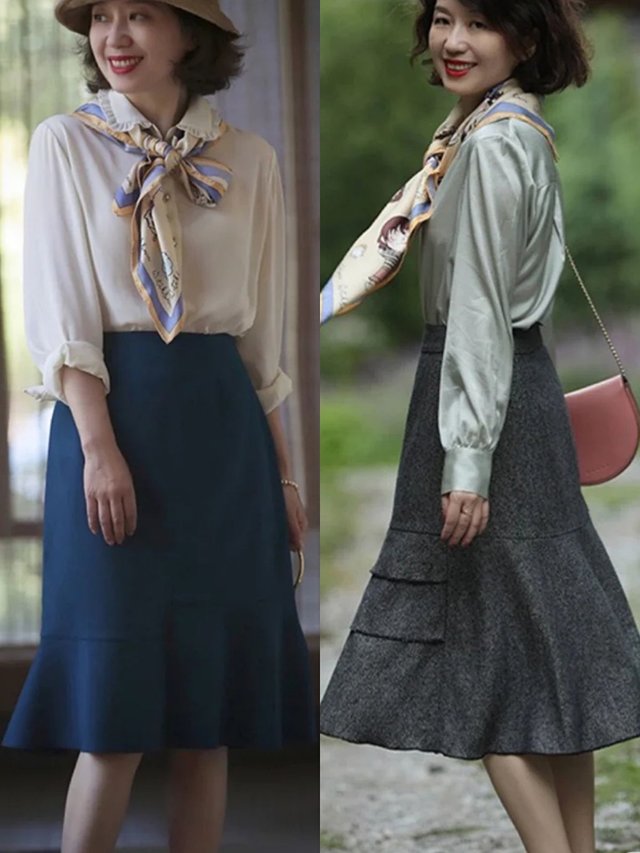 打底衫|奔四奔五的女人别乱穿，过度花俏不等于时髦，要明白简约即高级