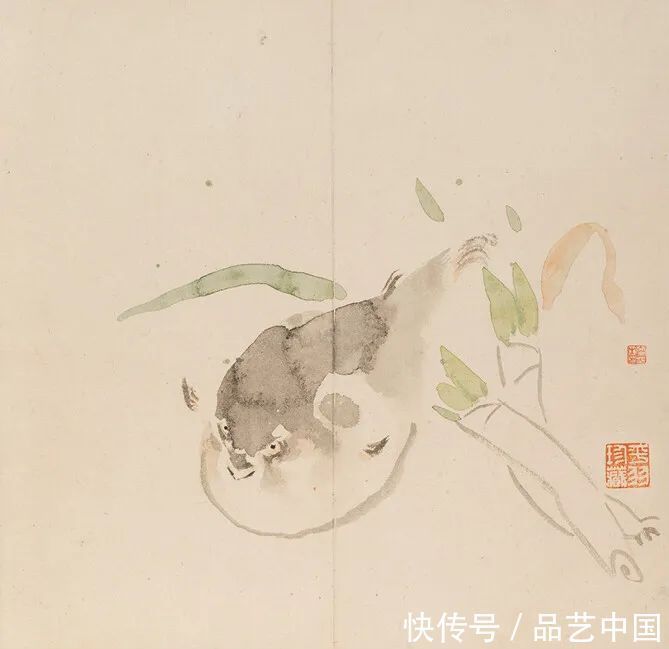陈师曾#京剧大师的花鸟册,雅俗共赏