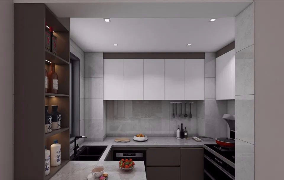 柜身|120平米满满的轻奢风，这套4房两厅设计红遍全小区