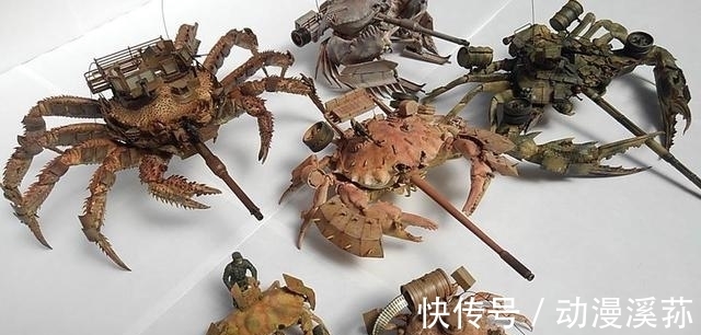 坦克|前有手工大佬用蟹壳拼机器人，今有日本网友用螃蟹设计坦克