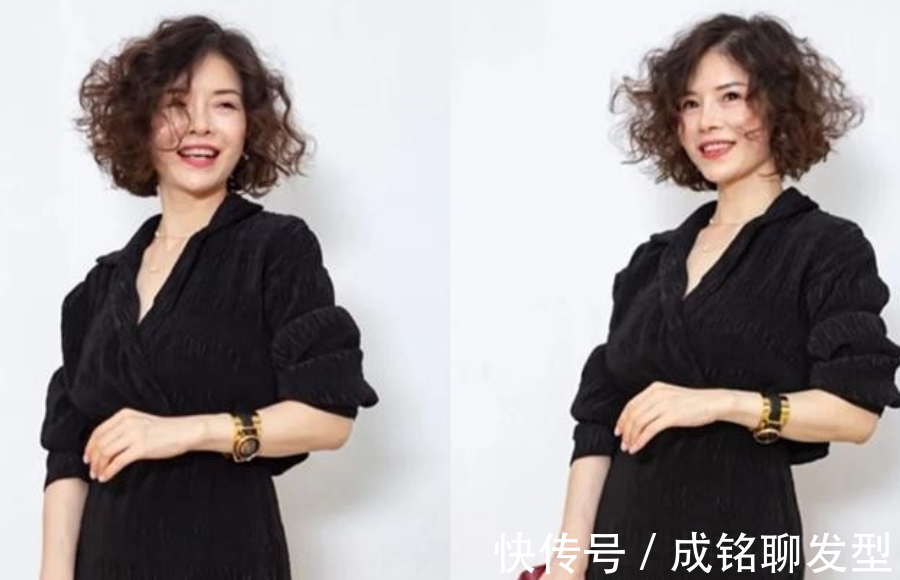 减龄 四五十岁的女性换发型,与其为了减龄去装嫩,不如优雅知性显高级