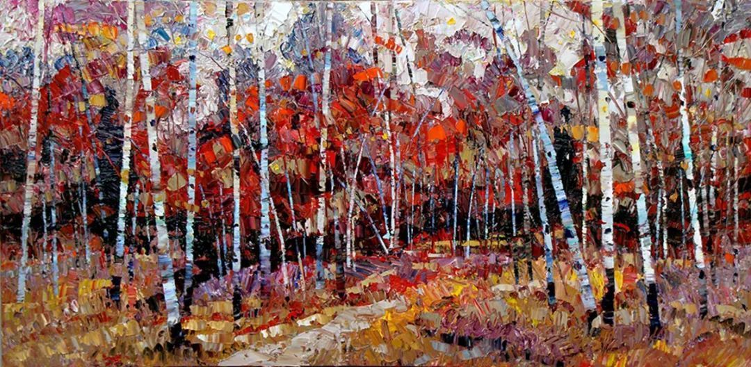 robert|这组小色块油画,色彩生动,美得令人目不暇接