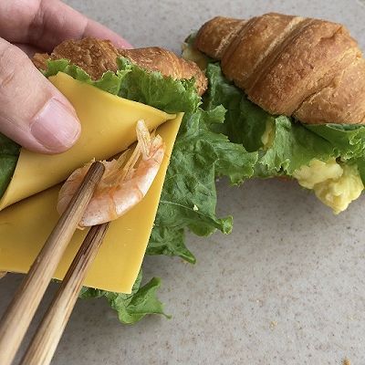 元气满满|可颂三明治