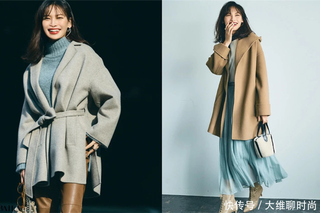 大衣如何搭配，别错过日系轻熟风，简约大气又提升品位