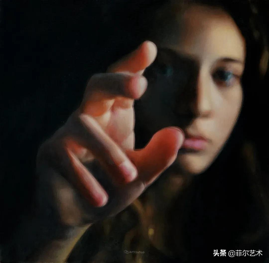 安妮·罗达!法国画家安妮·罗达超高清、超写实人物油画作品欣赏