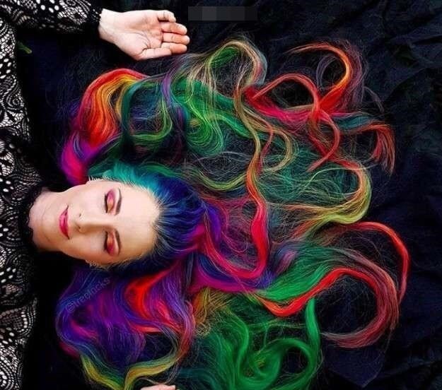 剪过|她一辈子没剪过头发,一直染发,解开头发后居然变成了这样