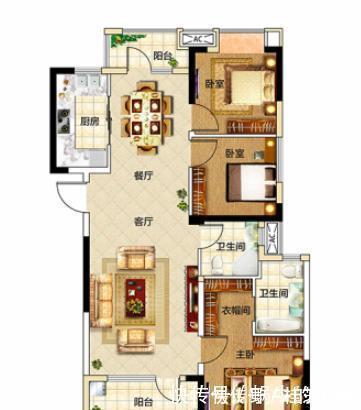 装修|三居室简约装修不凌乱,14万元就能搞定给跪了