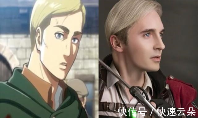 三笠|《进击的巨人》神级COSPLAY,埃尔文团长神似美队,兵长岂止1米6