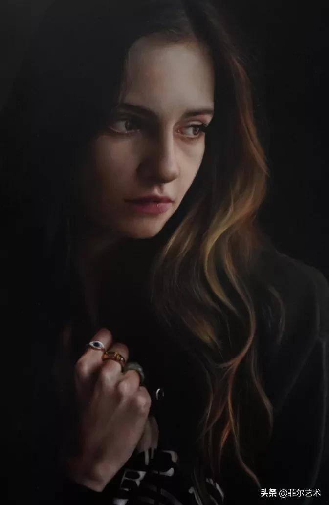 安妮·罗达!法国画家安妮·罗达超高清、超写实人物油画作品欣赏