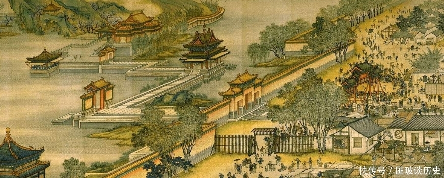 北宋名画清明上河图,放大100倍,树下睡觉的男子,让人尴尬