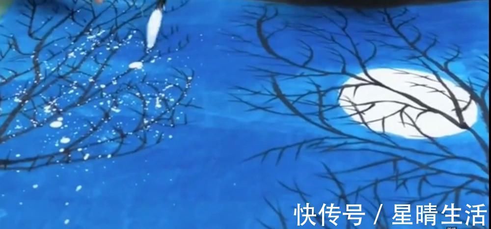 颜料!美术生一边泼墨一边画画,一看到这个瓷碗,我就觉得没那么简单