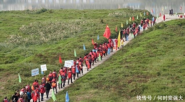 四川达州：冬至节蓬安三汇渠城三地游友联谊 挑战自我畅游渠江！