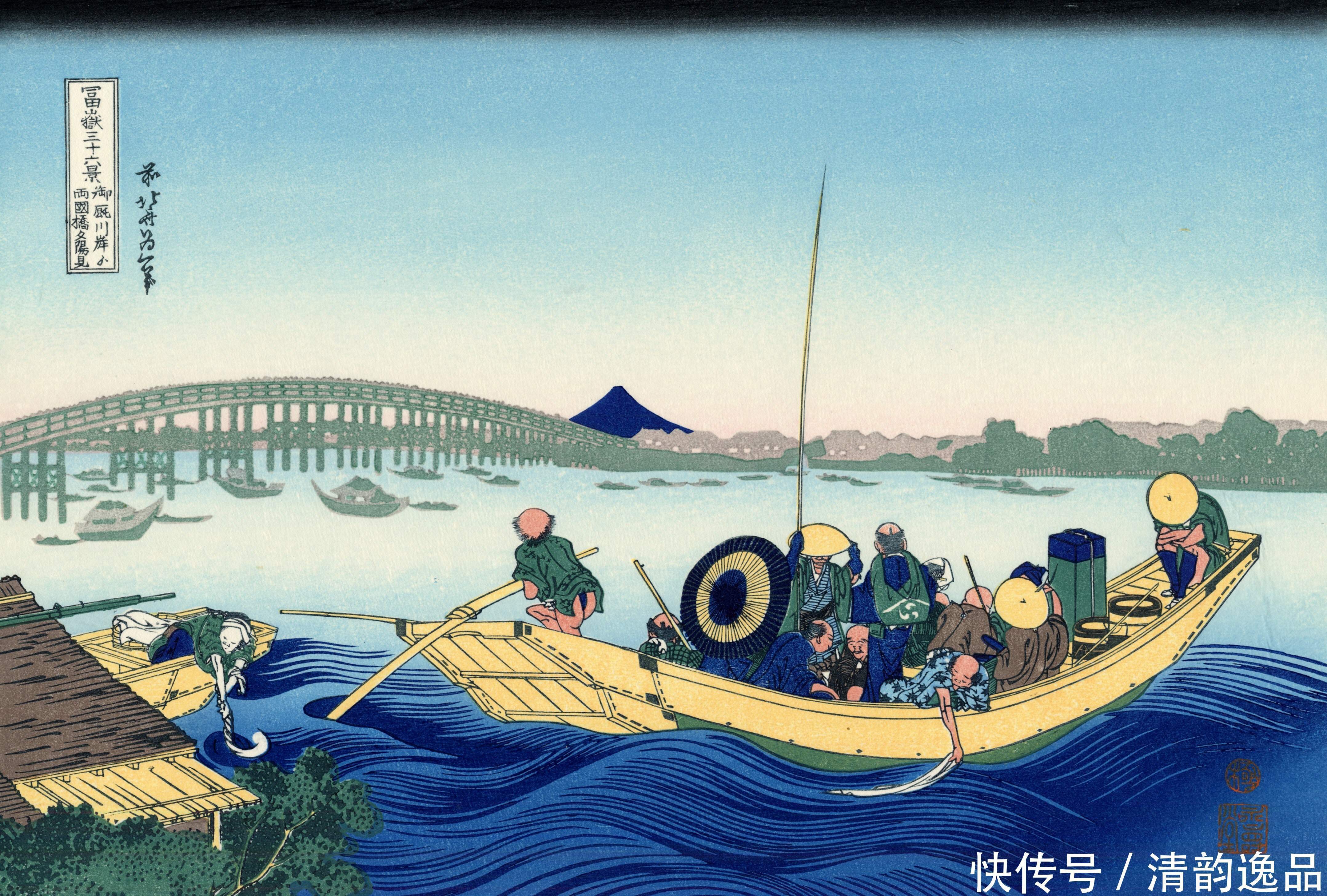 日本江户时代影响欧洲画坛的浮世绘画家——葛饰北斋