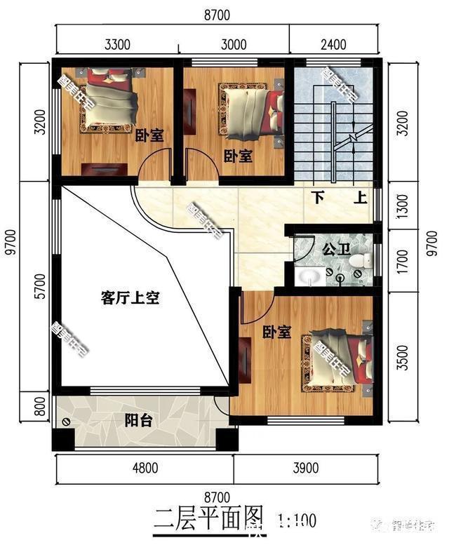 面宽|老家只能批地百来平米，选一款好看又易建的小户型，讨全家人欢心