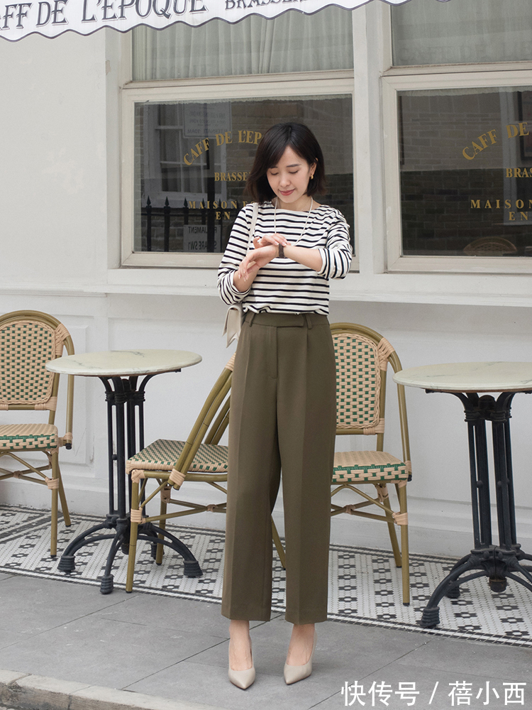 高腰裤|奔三奔四的女人,建议多穿“高腰裤”,好看的款式和版型都选好了