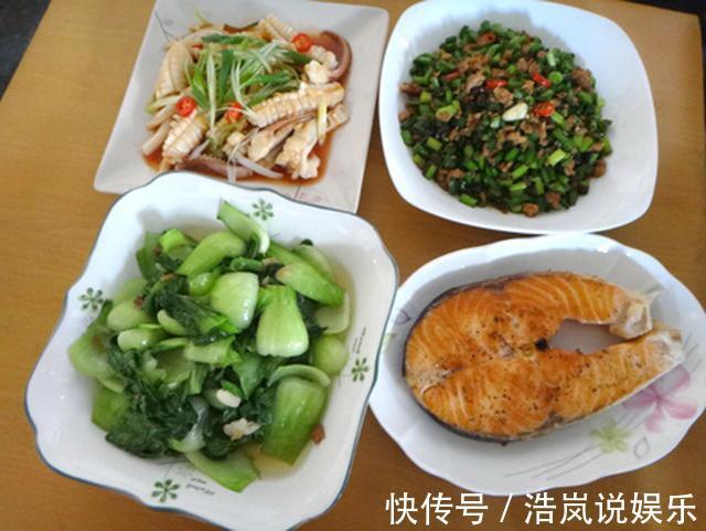 三口之家的晚餐,经常做4个菜,家常菜非你莫属!