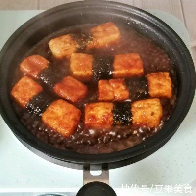 这道日式照烧海苔豆腐一上桌，我的筷子就没停过