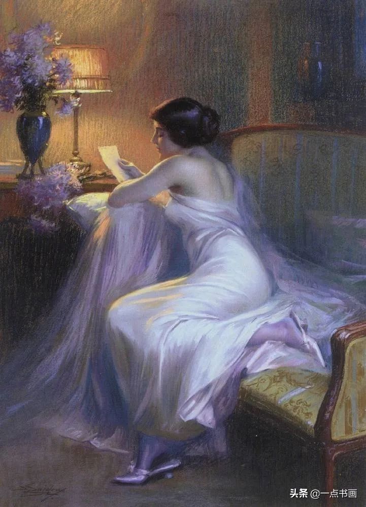 精致@他笔下的女子细腻精致,光泽诱人