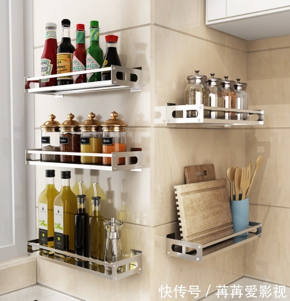 置物架|小厨房也可以很够用，收纳做得好，小空间整洁好看，忍不住晒晒