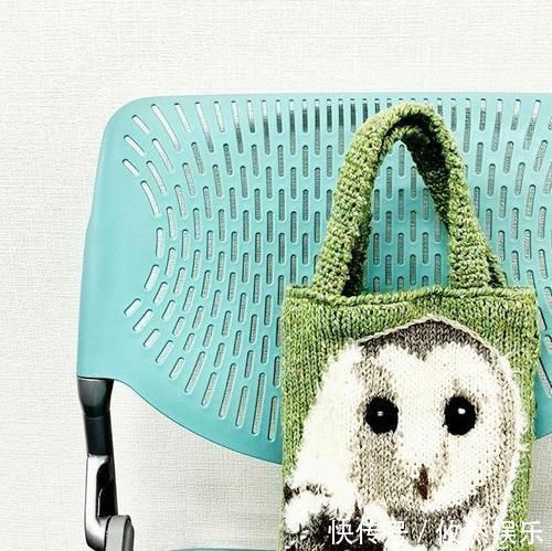 erikato#把编织玩出新创意,棒针、钩针结合起来,提花也能用钩针表现