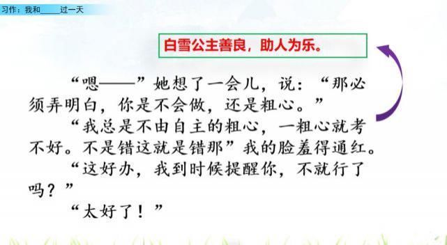  编版|部编版语文四年级上册第四单元作文《我和过一天》写作指导