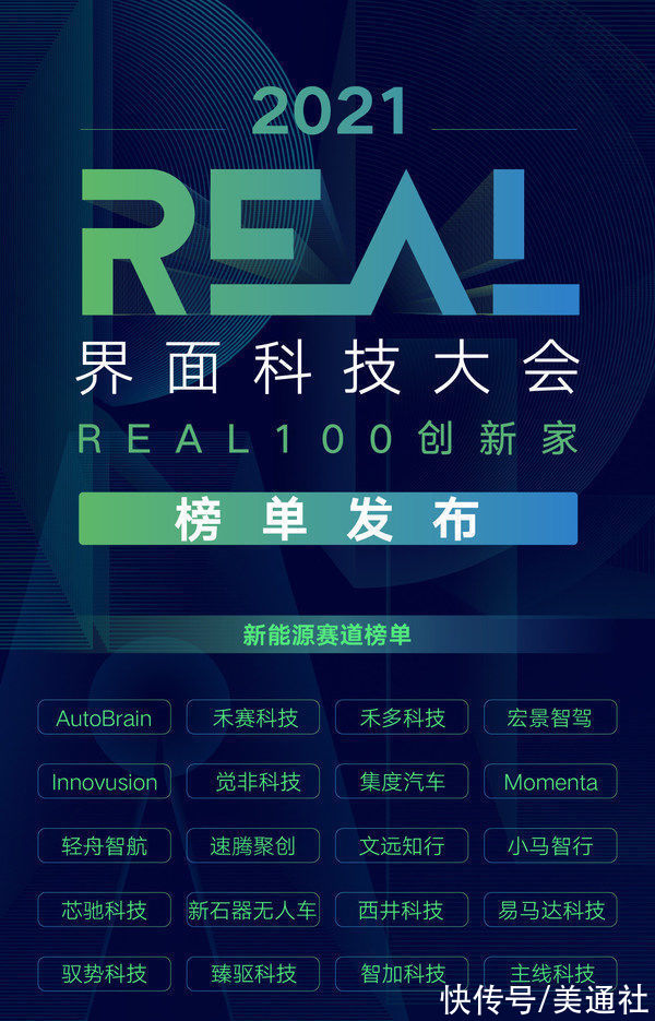 创业公司|界面新闻发布“REAL 100创新家”榜单，覆盖五大赛道聚焦科技创新