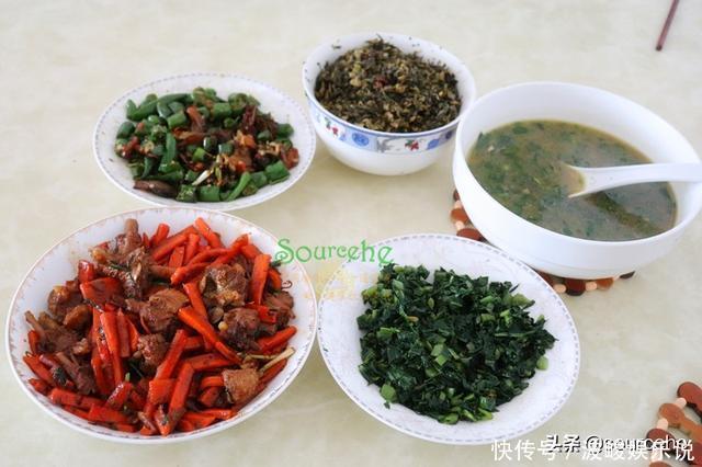 回婆家4天，每餐不一样，发个朋友圈，闺蜜：怪不得放假也不长肉