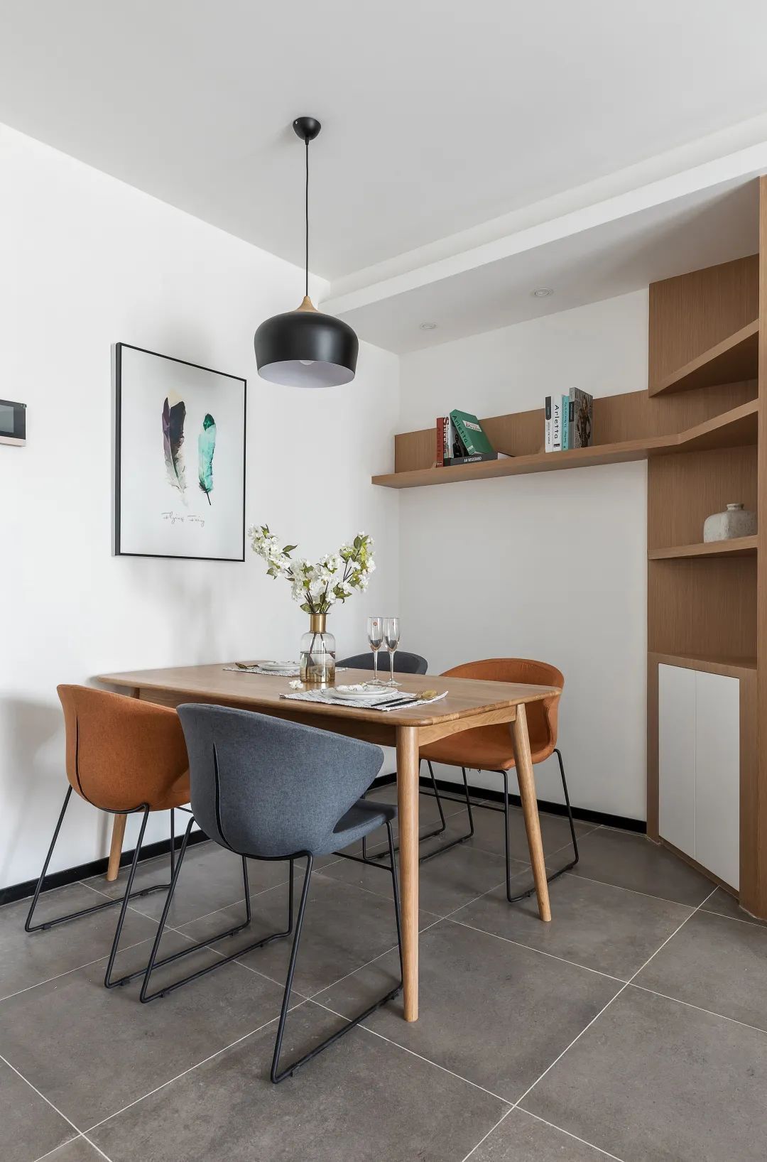 展示架|88㎡现代简约,实用与简朴,最平凡的艺术,来自生活