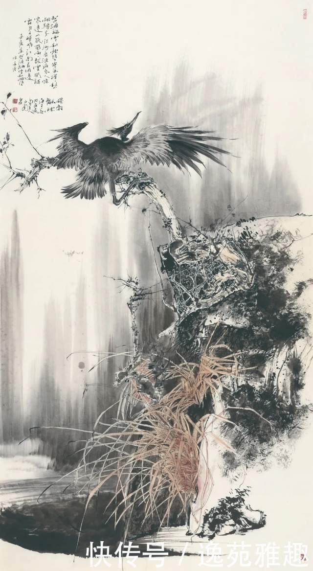 「画作欣赏」忘记烦恼,活出快乐,画家秦英豪作品欣赏