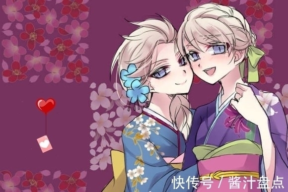 安娜!灵魂画师手下的艾莎和安娜,图二唯美,图三安娜“女友力”爆棚