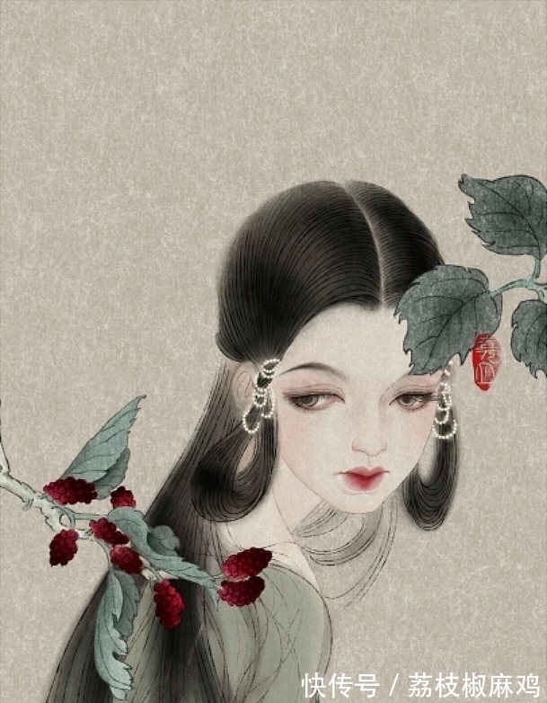 绘画#清华大学才女尧立,她笔下的插画,美到让人窒息