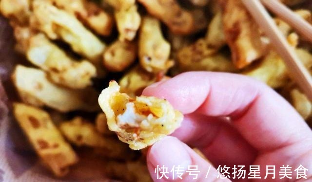 15一份的椒盐杏鲍菇,在家5元做完吃不了,外酥里嫩,太香了!