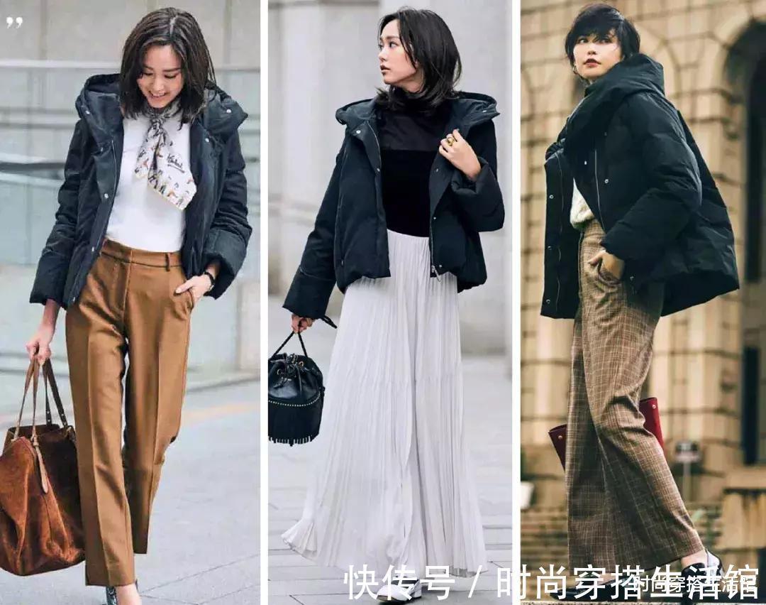 紧身裤|冬至后外套不用买太多,?这几种搭配时髦又减龄,太适合普通人穿