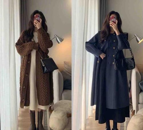 风衣已经不流行了，今年流行外套+裤裙，40岁的女人照着穿就有范?