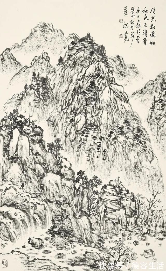 水墨画#荣宝斋画院美术馆馆长、洪大亮国画水墨画作品欣赏