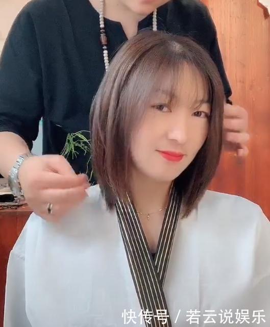 发色|发型会不会有减龄效果看看对比吧,阿姨秒变小姐姐