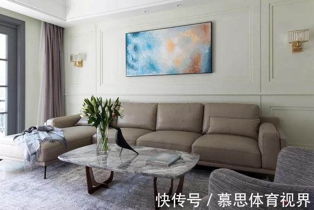 客厅|他家136平新房,家具优雅,客厅大方,背景墙富有品味!太迷人了