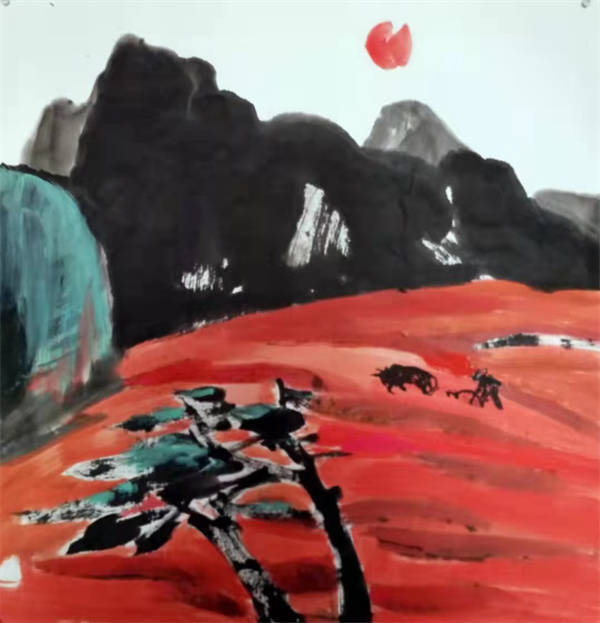 扈恩龄!画家扈恩龄大写意山水作品欣赏