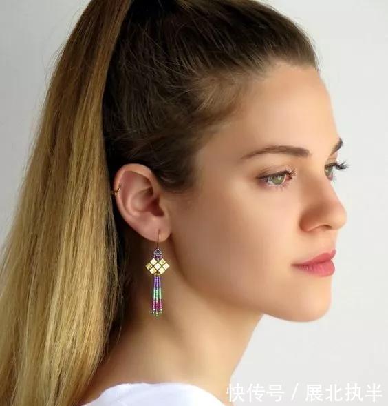 铁丝|嫌弃耳环难看,在家拿些珠子,串一串,每天都戴不同风格!附教程