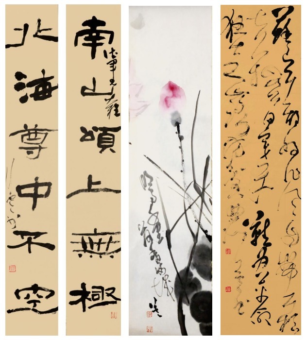 间架结构!“行云流水意境新”作品赏析